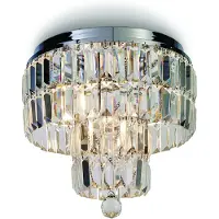 Searchlight Plafonnier en cristal Empire Ø 34 cm
