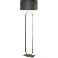 Searchlight Lampadaire Modish bronze avec teinte gris foncé