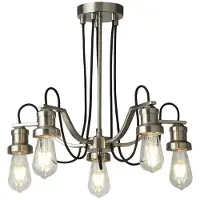 Searchlight Lampe à suspension industrielle Olivia Ø49cm