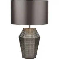 Searchlight Lampe de table grise Table