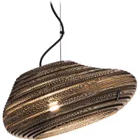 Think Paper Oval 440 Lampe suspendue en carton Ø 44cm
