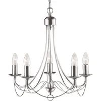 Searchlight Lustre en argent, diamètre 46 cm