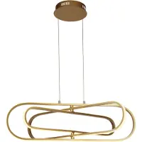 Searchlight Lampe suspendue dorée élégante Clip