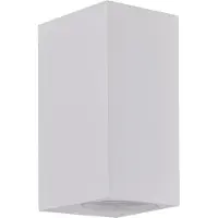 Polux Applique d'extérieur 2xGU10 blanc rectangle haut/bas BOSTON 313362