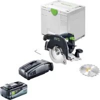 Festool HKC 55 KEB-Basic Scie circulaire portative sans fil 18 V 160 mm Brushless + 1x batterie 8,0 Ah + chargeur + Systainer