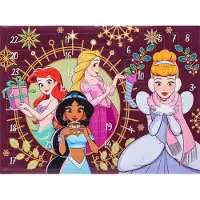 Sambro , calendrier de l'avent Disney Princess avec 24 fenêtres, coloré