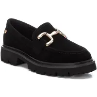 Carmela pour femme. 16195201-NEGRO Mocassins en cuir 161952 noir (36), Plat, Aucun, Casuel