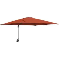 Syfax Parasol de jardin Terre cuite 248,5 x 247,5 x 160 cm