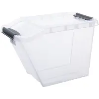 PLAST TEAM Vertriebs GmbH plast team 27750800 Boîte de rangement PROBOX SLANTED, 58 litres