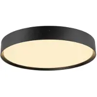 SLV Plafonnier Decona 42 noir Ø 42cm