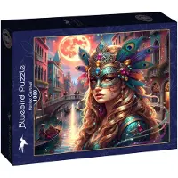 Blue Bird Puzzle Bluebird « Carnaval de Venise », 1 000 pièces, motif coloré