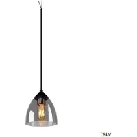 SLV 1006159 PARA CONE GL, Luminaire suspendu noir, transparent