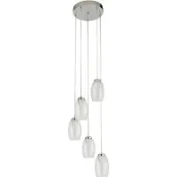 Searchlight Suspension loft à 5 lumières Cyclone 5 lumières