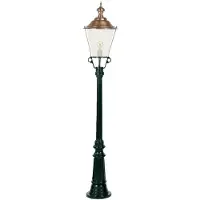 Ks Verlichting Lampe de jardin nostalgique Flores noir