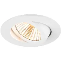 SLV Spot LED rond New Tria Uni blanc - CCT - 600lm - 38g
