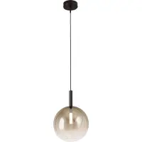 Masterlight Lampe pendante Ø 24cm Lido Ball avec du verre doré qui s’estompe.