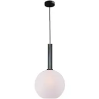 Masterlight Lampe suspendue Ø 30cm Bella 2 Huile tachetée avec verre blanc mat