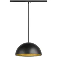 SLV Suspension pour rail Forchini M 40 noir 1 phase Ø 40cm