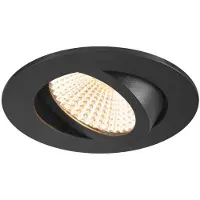 SLV Spot LED rond New Tria 68 DTW noir - 1800-3000K - 700lm - 60g