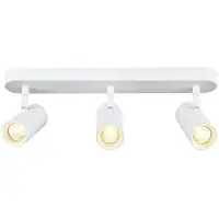 SLV Spot monté en surface Noblo blanc 3 lumières réglables