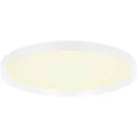 Steinhauer Plafonnier élégant Flady blanc Ø 40cm
