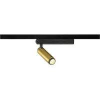 SLV Spot ferroviaire Grip! S Noir-or 1 phase réglable