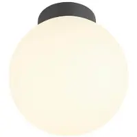 SLV SUN 20, Plafonnier apparent, rond, 1x max. 60W, E27, noir 1008125
