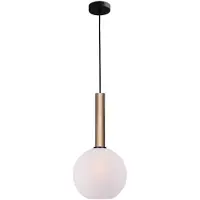 Masterlight Lampe suspendue Ø 25cm Bella 2 Laiton doré avec verre blanc mat