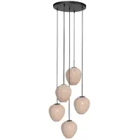 Mexlite - suspension - HaloSwap - crème - lin - Ø 40cm - E27 - 4283ZW