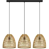 Eglo Lampe suspendue pour salle à manger Ayesgarth aux toits de chaume