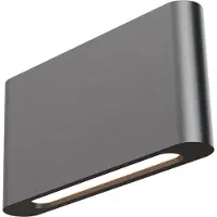 Masterlight Spot mural moderne Atina 20cm nickel
