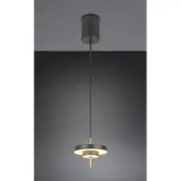 TRIO Suspension design Keaton noir avec or Ø 20cm