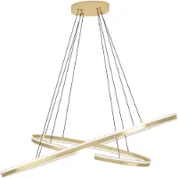 Eglo BOGADO, 1 ampoule, LED, 6500 K, 8700 lm, IP20, Or