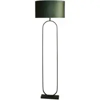 Searchlight Lampadaire Modish noir avec capuche verte
