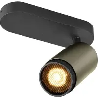 SLV Spot monté en surface Grip! L bronze avec anneau noir