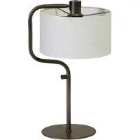 Eth Lampe de table Jacqueline 1x E27 - brun anodique