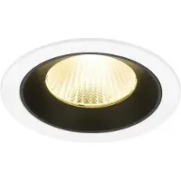 SLV Spot encastré Numinos L blanc/noir 3000K - 40 deg