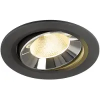 SLV Spot encastré Numinos Move L noir/chrome 3000K - 20 deg