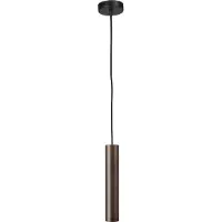 Masterlight Lampe pendante de 30 cm Run Noir/cacao