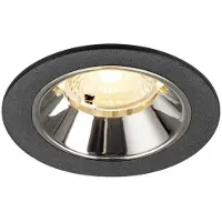 SLV Spot encastré Numinos S noir/chrome 3000K - 40 deg