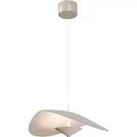 Masterlight Lampe suspendue de style danois Lente Ø 45 cm - sable - avec poulie