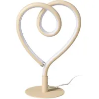 Eth Lampe de table en forme de cœur Lovie Sable