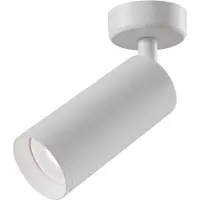 Maytoni Focus Plafonnier Spot blanc orientable et inclinable Aluminium GU10