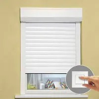 Bigbuy Volet roulant électrique en aluminium L 100 x H 120 cm