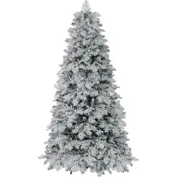 Northix Sapin de Noël artificiel de 210 cm avec guirlandes lumineuses LED effet neige.