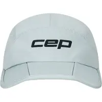 Cep Core Run Foldable Cap, casquette de course, gris