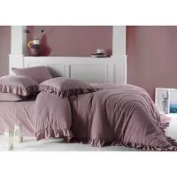 Darymex Linge de lit en coton PALE MAVUE/220X200(P) STONEWASHED