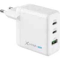 XLayer 219587 Powercharger 65W GaN /OQ4.0 USB-C Ladegerät White