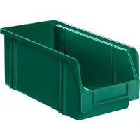 LA-KA-PE LA KA PE Bac à bec taille 2A vert longueur 350 / 300 x largeur 200 x hauteur 200mm en polystyrène empilable - LK2AOHNE