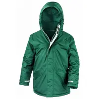 Result Parka d'hiver pour enfants Core FK599 (3-4 ans) (vert bouteille)